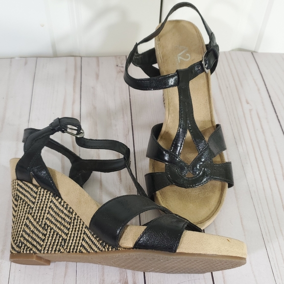 a2 aerosoles wedge sandals